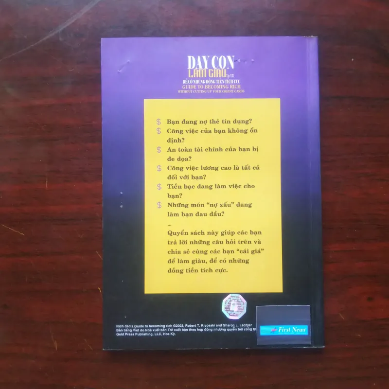 [Sách Kinh Doanh] Dạy Con Làm Giàu - Tập 8 - Rich Dad Poor Dad (Robert Kiyosaki) 992724