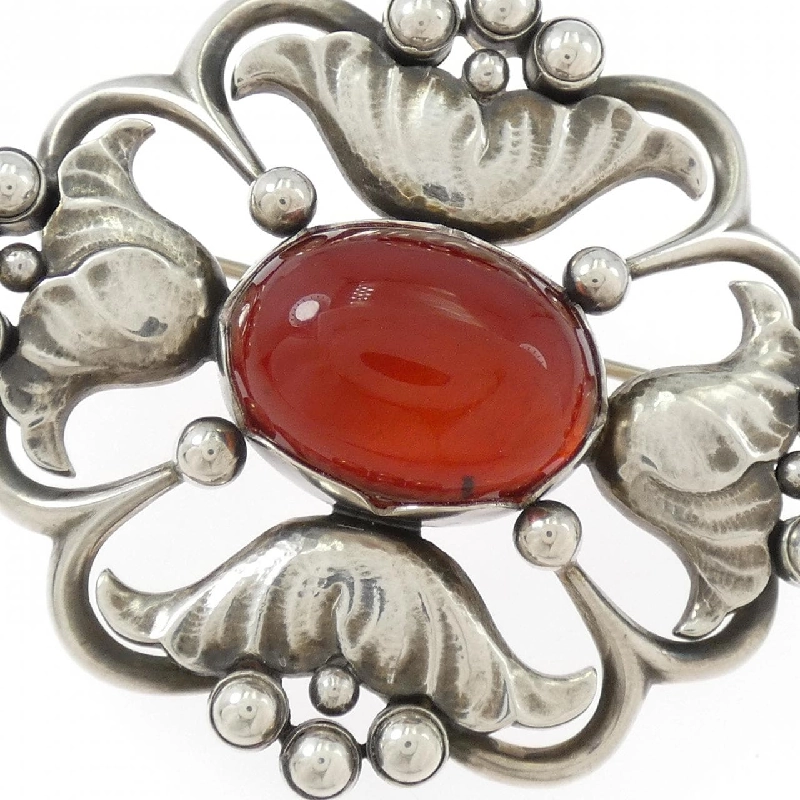 Brooch hổ phách George Jensen 666629