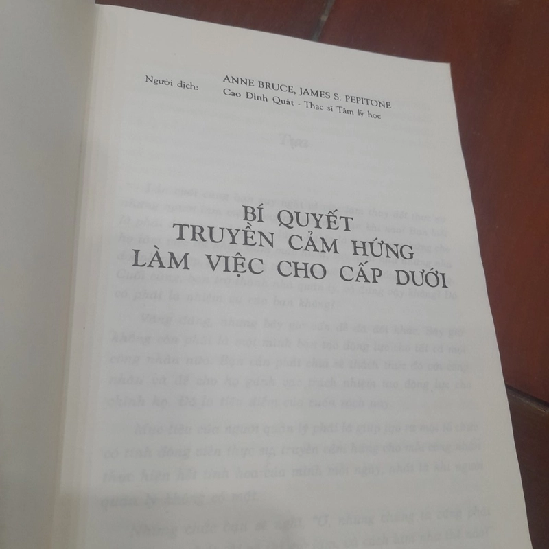 Annebruce, J.S.Pspitone - BÍ QUYẾT TRUYỀN CẢM HỨNG LÀM VIỆC CHO CẤP DƯỚI 455557
