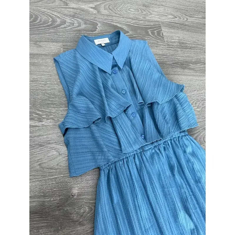 Đầm Hobbs tầng xanh dương đậm size (50~57kg) 605082