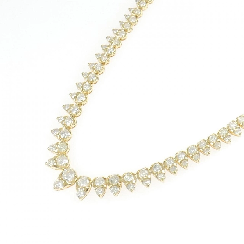 K18YG Dây chuyền kim cương 10.01CT - Hàng hiệu Chính hãng 858656