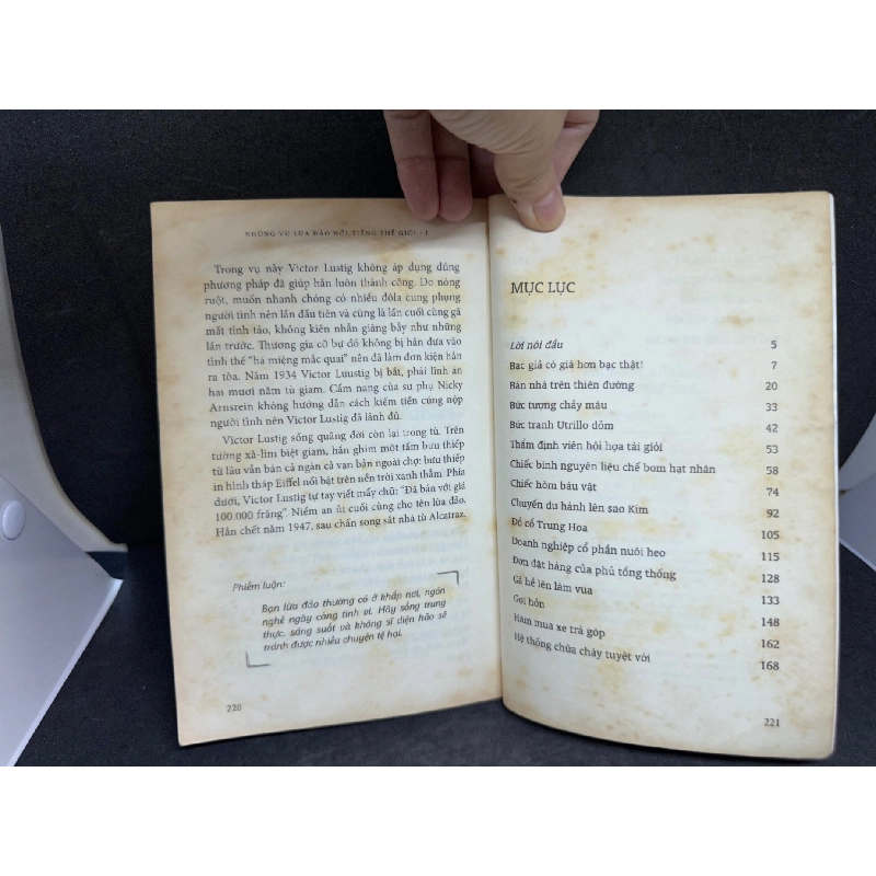 [Phiên Chợ Sách Cũ] Những Vụ Lừa Đảo Nổi Tiếng Thế Giới, Tập 1, Hồ Sơ Hình Sự, Phương Hà, 2012 1304 SBM 919812