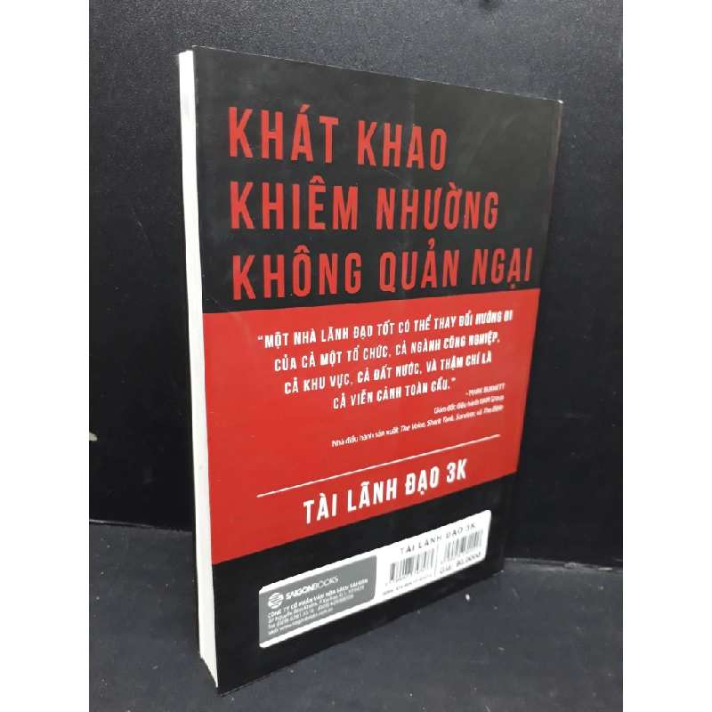 Tài lãnh đạo 3K mới 80% bẩn nhẹ 2018 HCM1410 Brad Lomenick QUẢN TRỊ 301357