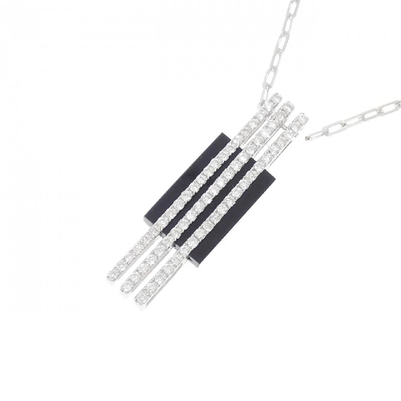 K18WG/750WG Mặt dây chuyền Onyx - Hàng hiệu Chính hãng 860510