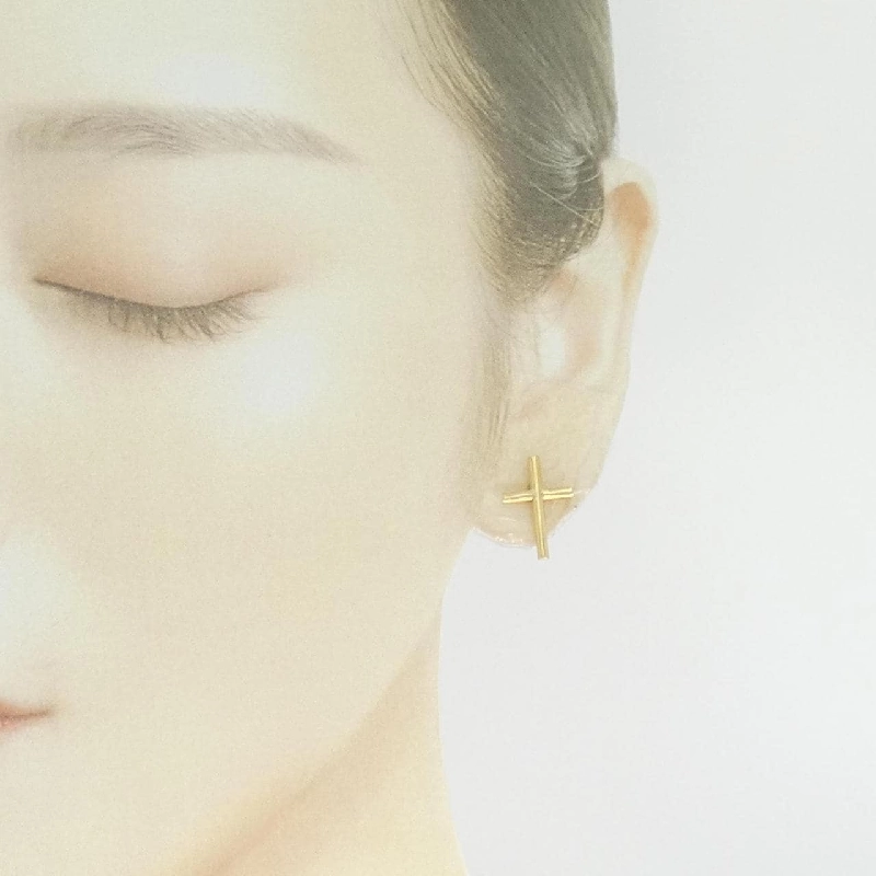 K18YG Khuyên Tai Đan Chéo - Hàng hiệu Chính Hãng 867511