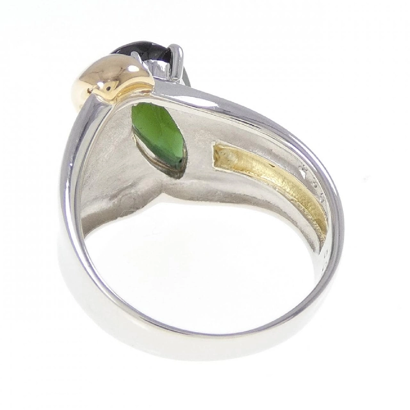 Nhẫn Tourmaline PT900/K18YG - Hàng hiệu Authentic 852124