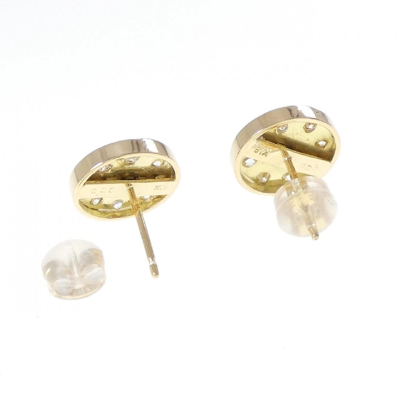 K18YG Bông tai kim cương 1.40CT - Hàng hiệu Chính hãng 869944