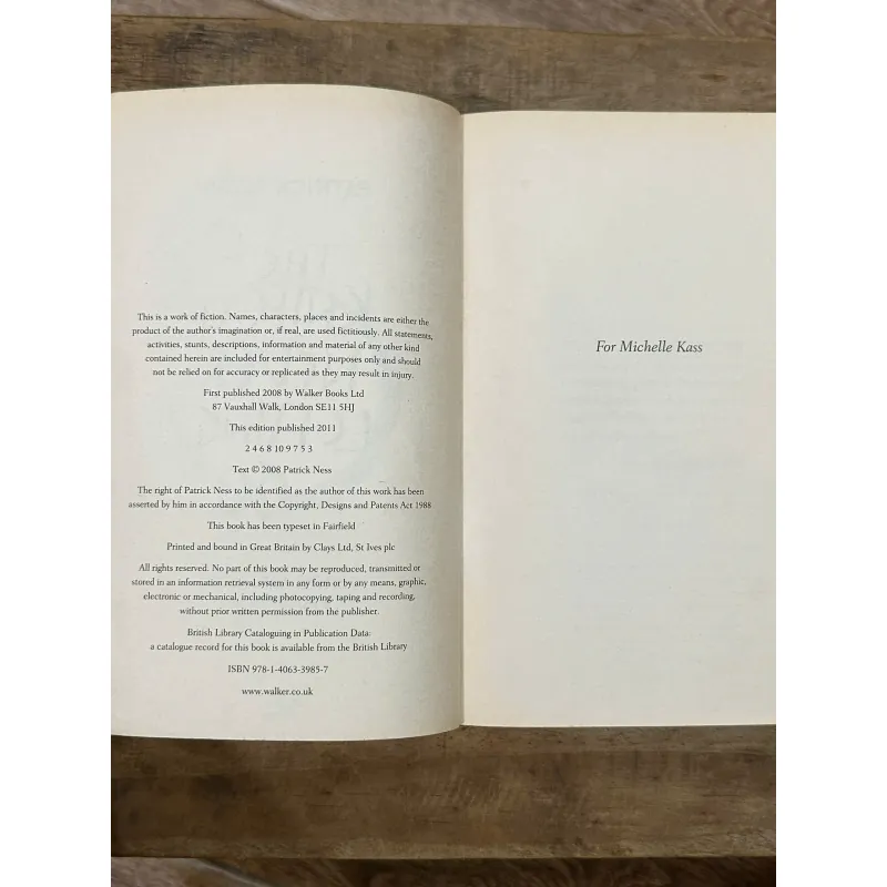 The Knife of Never Letting Go - Patrick Ness 736301