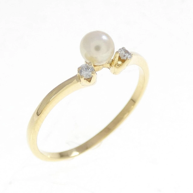 Nhẫn ngọc trai Akoya K18YG 3.7mm - Hàng hiệu Authentic 853085