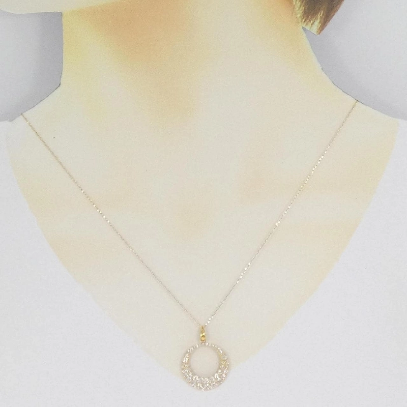 K18YG Dây chuyền kim cương 1.00CT - Hàng hiệu Chính hãng 859464