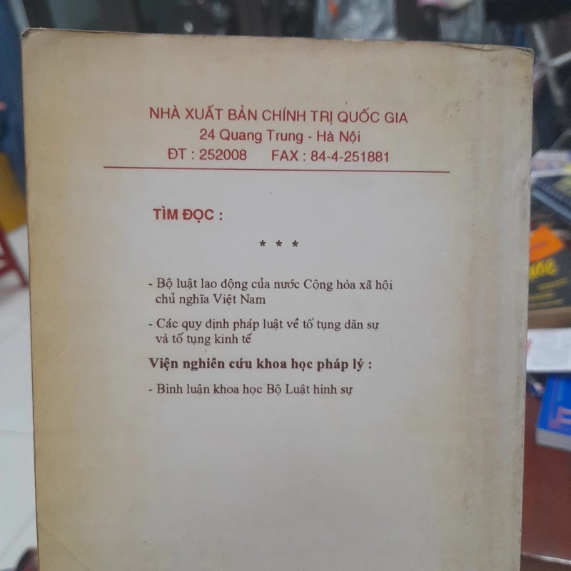 BỘ LUẬT DÂN SỰ của Nước CHXHCN Việt Nam (năm 1995) 474082