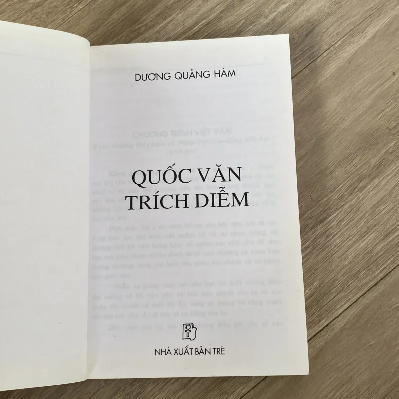 QUỐC VĂN TRÍCH DIỄM, DƯƠNG QUẢNH HÀM (XB 2005) 1009762