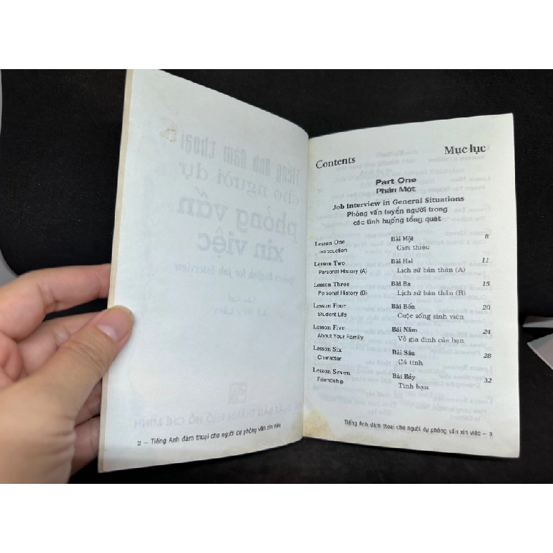Tiếng Anh Đàm Thoại Cho Người Dự Phỏng Vấn Xin Việc, Mới 70% (Ố Vàng, Có Highlight), 2002 SBM0307 Oreka-Blogmeo 182646