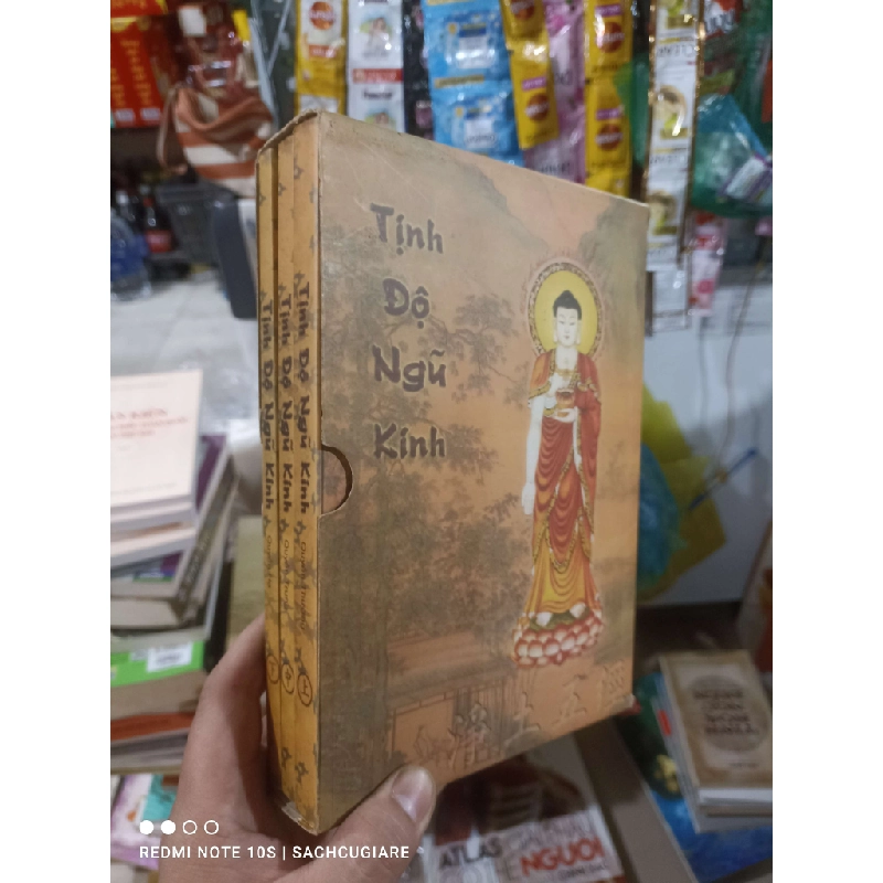 box 3 cuốn Tịnh độ ngũ kinh mới 80% ố nhẹ Phật giáo HCM2702 930367