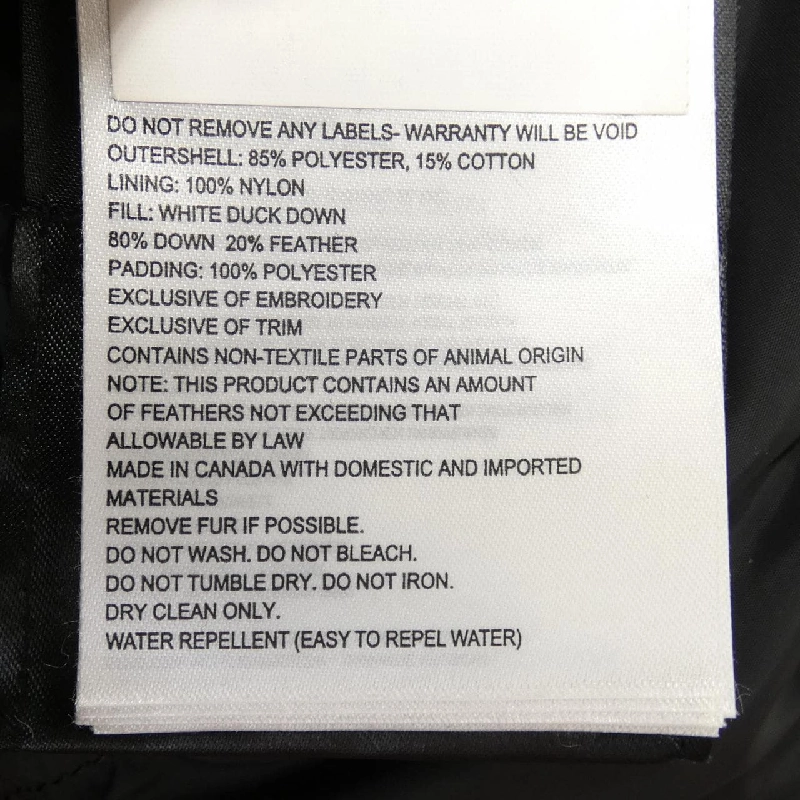 【Khuyến mãi】Áo khoác lông vũ Canada Goose 639935