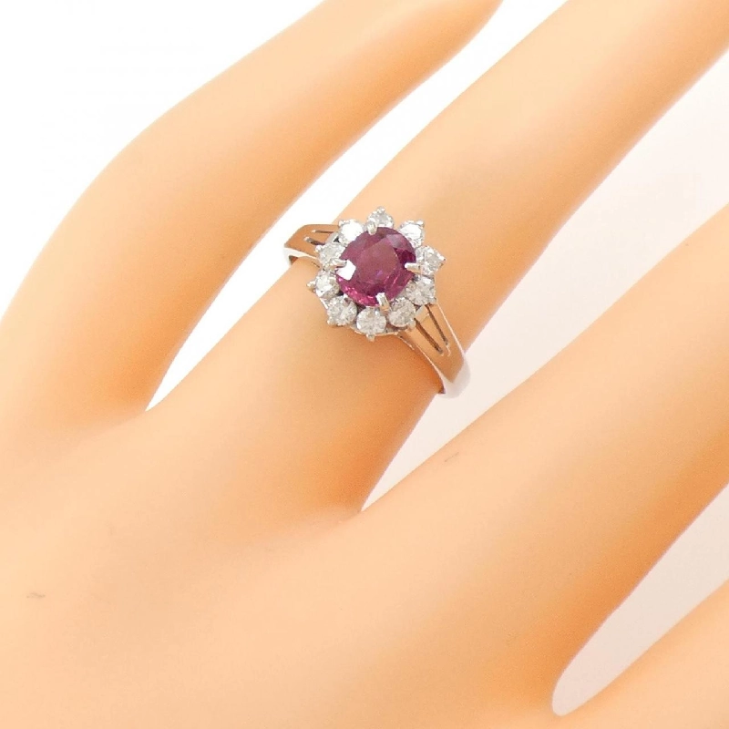 Nhẫn Ruby PT 0.69CT 672560