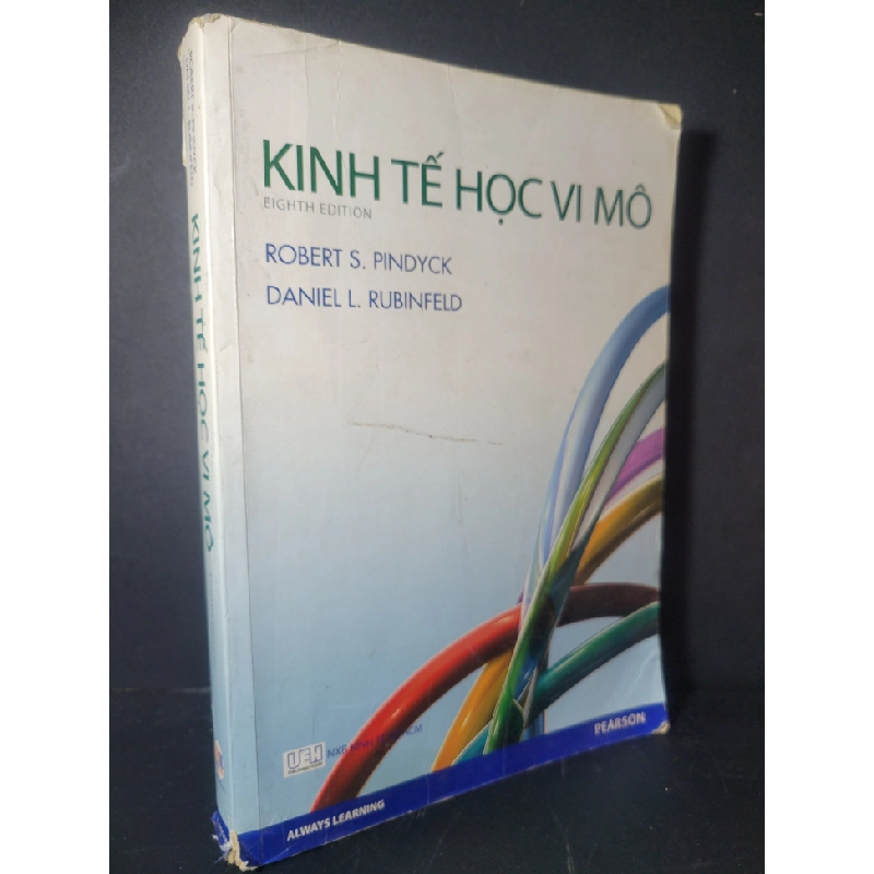 Kinh tế học vi mô 2015 mới 70% bẩn bìa, ố nhẹ, tróc gáy, tróc bìa  Robert S.Pindyck & Daniel L.Rubinfeld HCM0906 GIÁO TRÌNH, CHUYÊN MÔN 471205