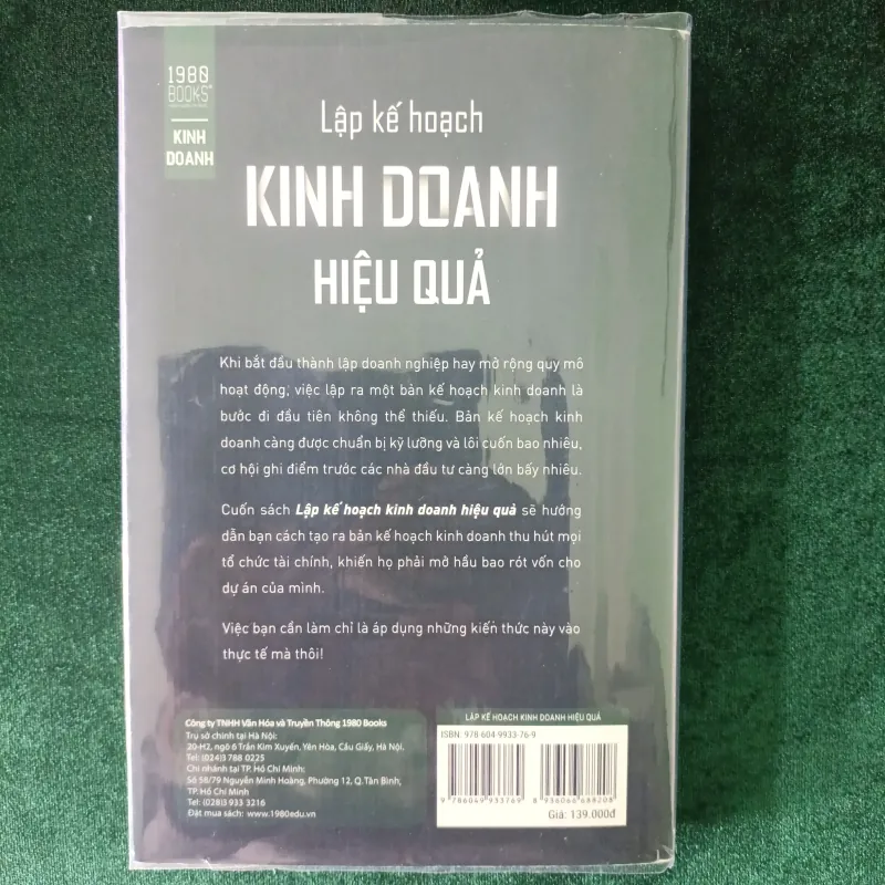 LẬP KẾ HOẠCH KINH DOANH HIỆU QUẢ  971206