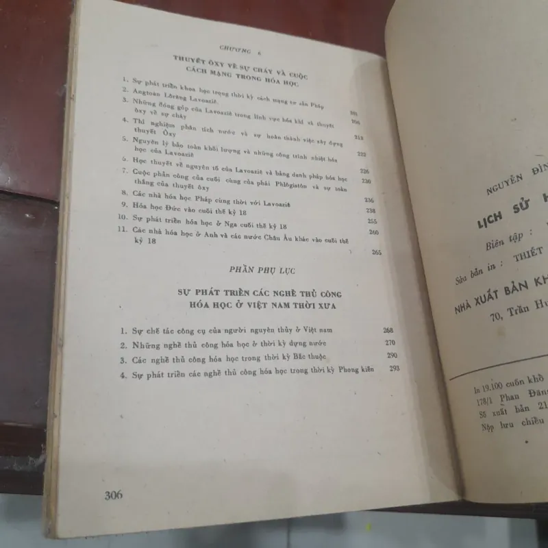 Lịch sử HÓA HỌC, tập I 993998