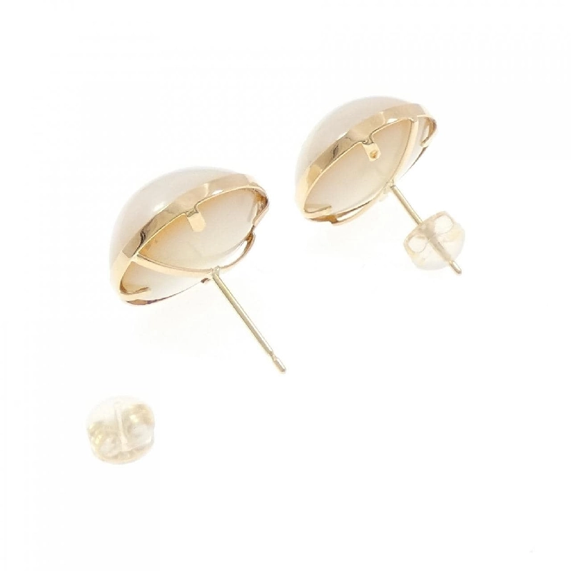 K18YG Mabe Pearl Earrings - Hàng hiệu Authentic 865961