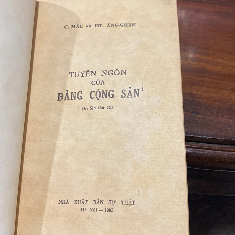 TUYÊN NGÔN CỦA ĐẢNG CỘNG SẢN (XB 1983) 470907