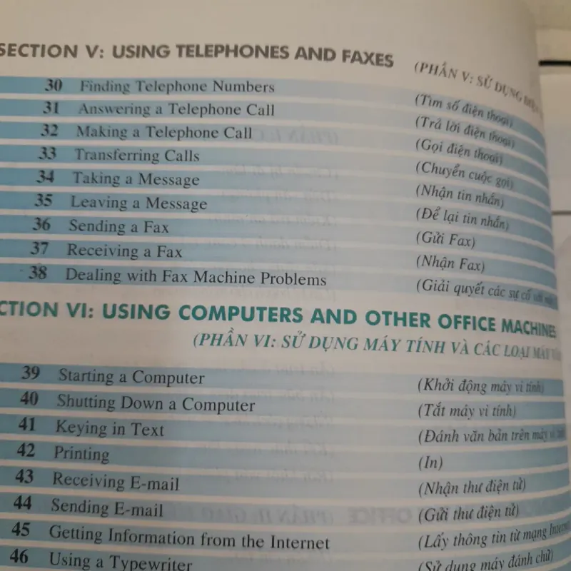 Tiếng Anh VĂN PHÒNG & GIAO TIẾP THƯƠNG MẠI. Tg. Susan Dean...Nxb Trẻ 2010 961739