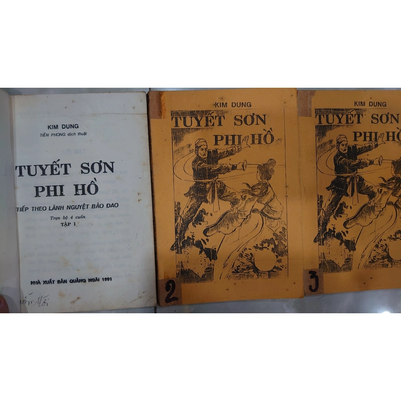 TUYẾT SƠN PHI HỒ (Bộ 4 tập). remake
- Kim Dung.
Dịch thuât: Tiền Phong 242861