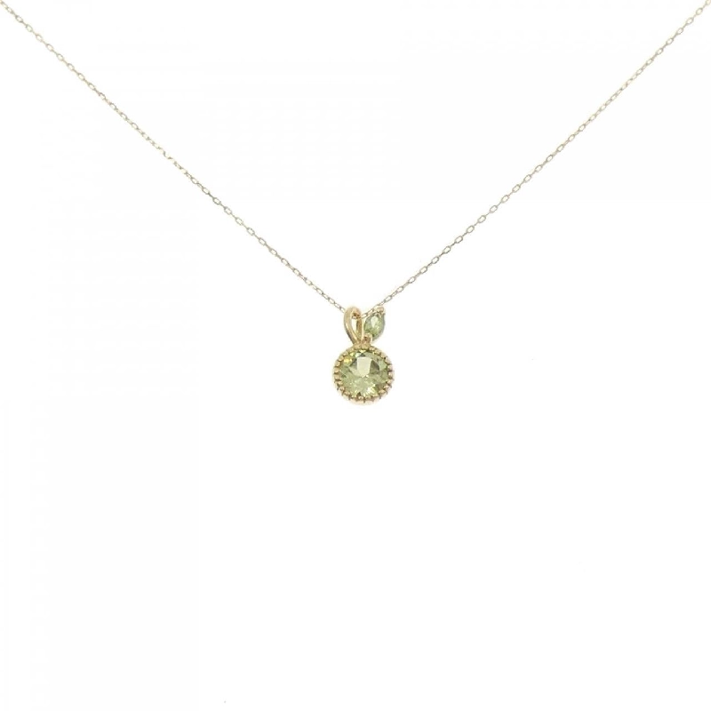 K18YG Garnet Necklace - Hàng hiệu Authentic 857074