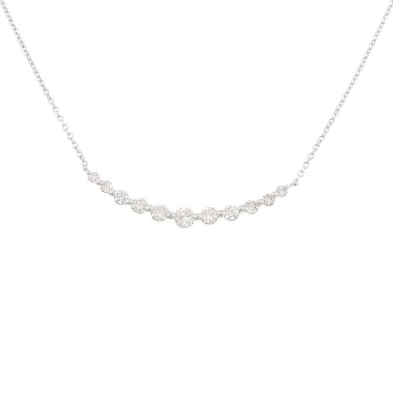 K18WG Dây chuyền kim cương 0.50CT - Hàng hiệu Chính hãng 858083