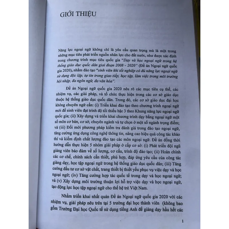 Xây dựng và triển khai chương trình tiếng Anh tăng cường không chuyên ngữ 708080