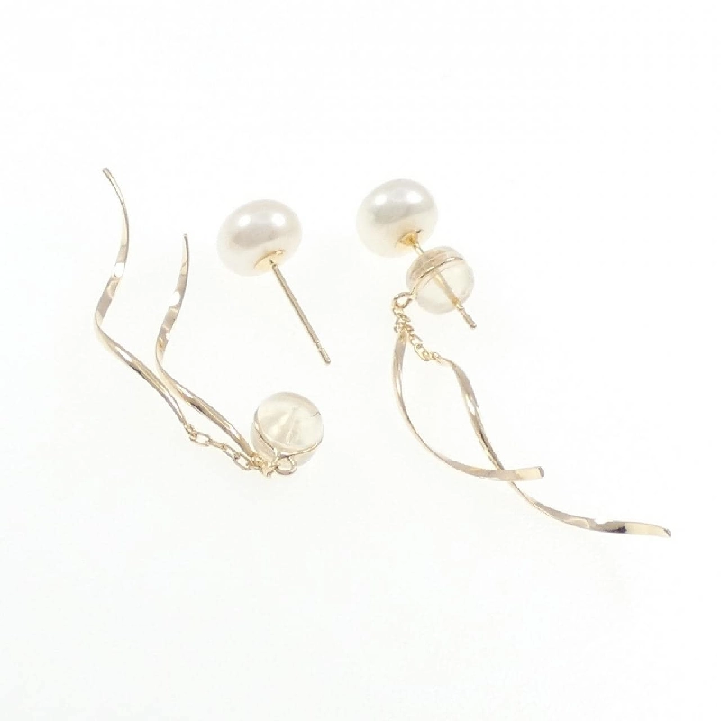 K10YG/K18YG Bông tai ngọc trai nước ngọt - Hàng hiệu Authentic 870089