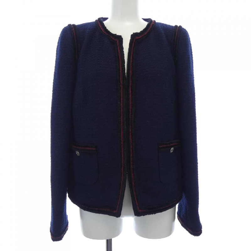 Jacket không cổ CHANEL P36021V24261 09A 627808