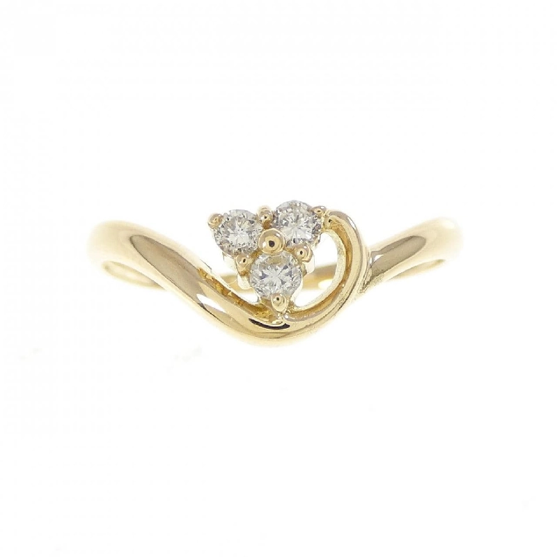 Nhẫn kim cương K18YG 0.10CT - Hàng hiệu Authentic 850968