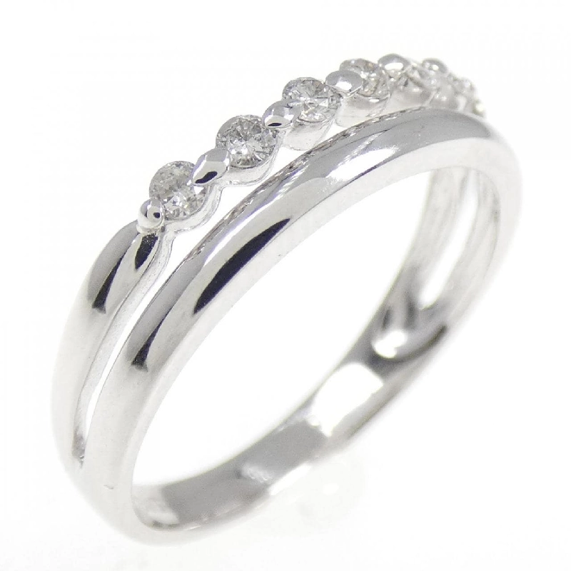 Nhẫn kim cương K18WG 0.16CT 672564