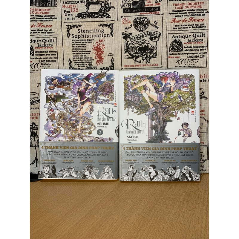 Truyện Manga - Combo Ran và Thế Giới Tro Tàn 1 và 2, 90%, có pk Postcard bản in đầu 297610