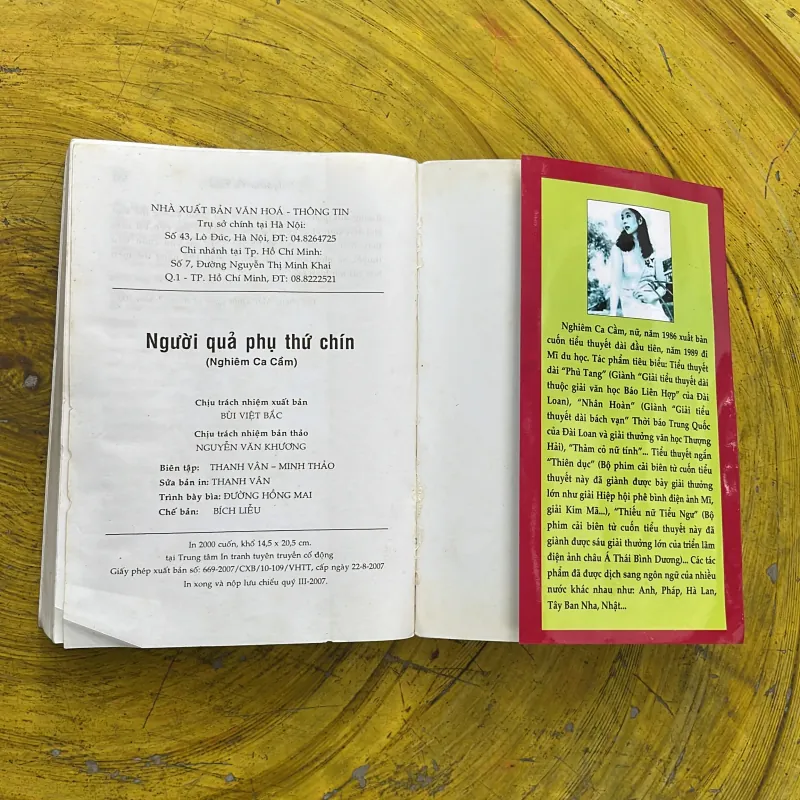 NGƯỜI QUẢ PHỤ THỨ 9 - NGHIÊM CA CẦM  796820