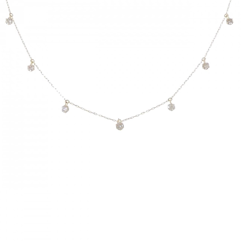 Dây chuyền kim cương K18YG 0.50CT - Hàng hiệu Chính hãng 862625