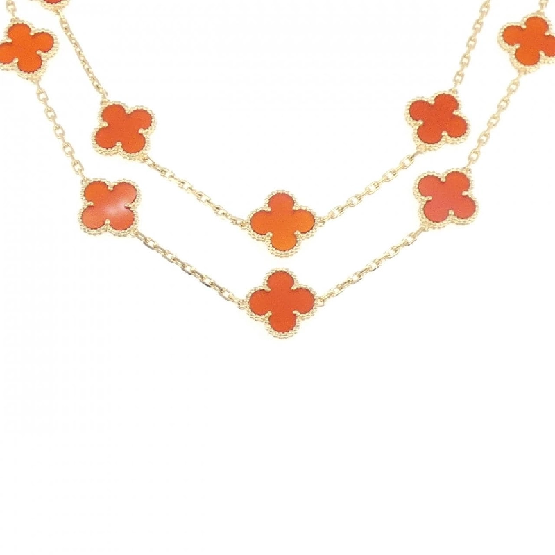Vòng cổ Van Cleef & Arpels Vintage Alhambra 20 họa tiết - Hàng hiệu Authentic 842056