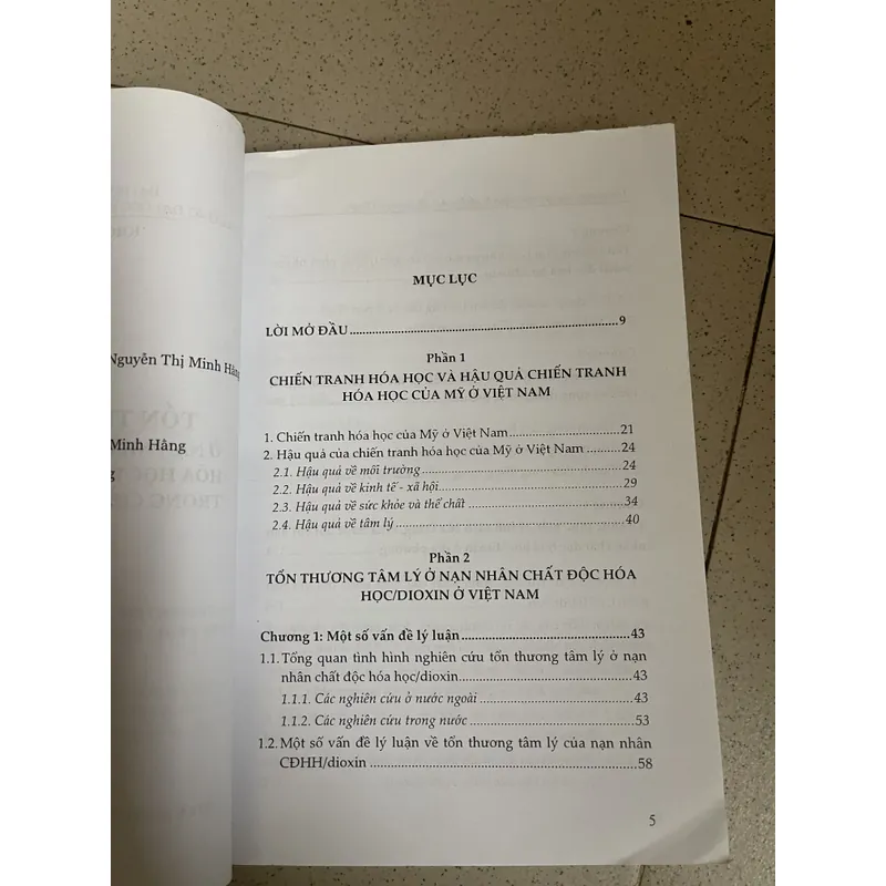 Tổn Thương Tâm Lý Ở Nạn Nhân Bị Nhiễm Chất Độc Hóa Học Dioxin 728116