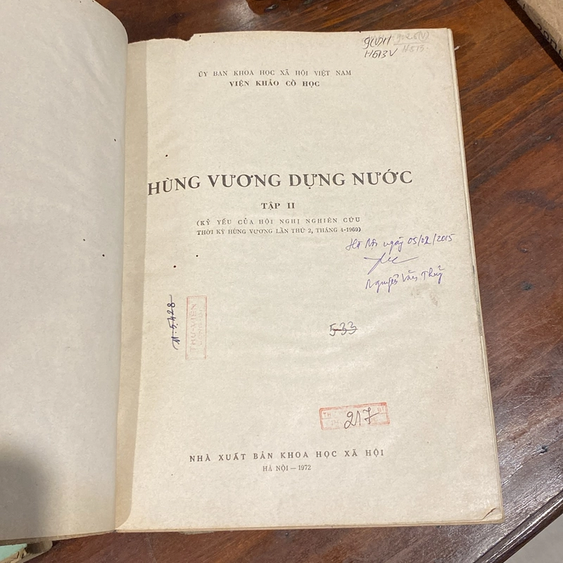 HÙNG VƯƠNG DỰNG NƯỚC, TRỌN BỘ 4 TẬP (XB 1970s) 507640