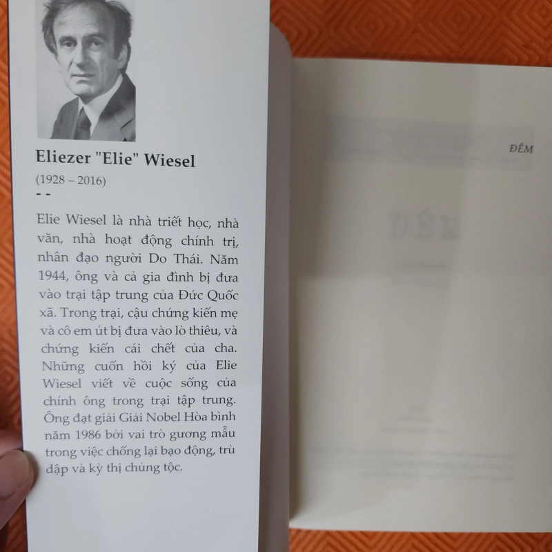 Sách Đêm của Elie Wiesel mới 95% 527329