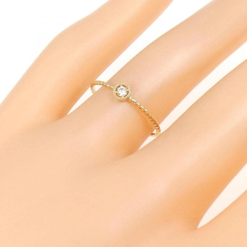 Nhẫn kim cương K18YG 0.03CT - Hàng hiệu Authentic 855397