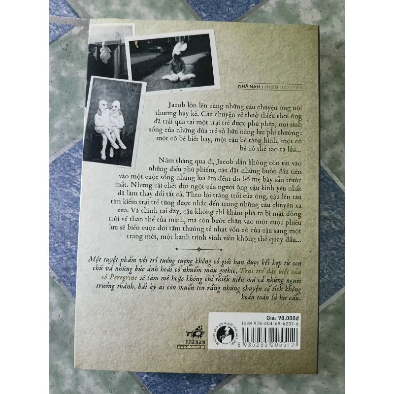 Trẻ đặc biệt của cô Peregrine - Ransom Riggs 780232