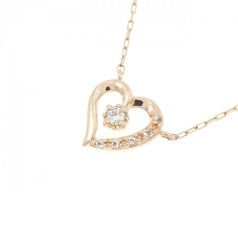 4゜C Hình trái tim Kim cương Dây chuyền - Hàng hiệu Authentic 842108