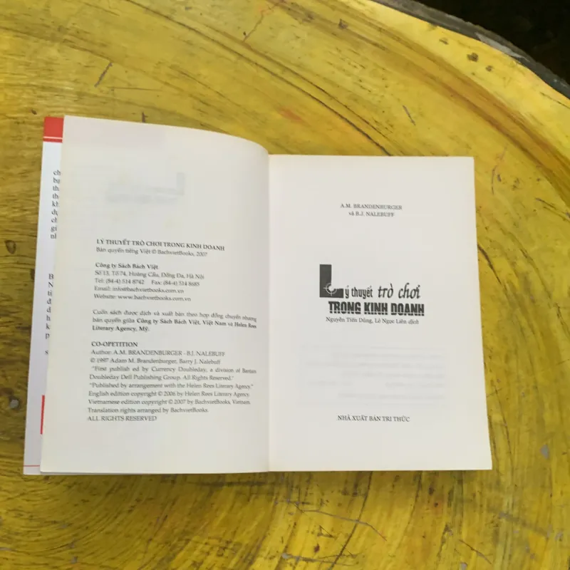LÝ THUYẾT TRÒ CHƠI TRONG KINH DOANH 747314