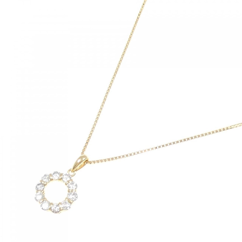 K18YG Dây chuyền kim cương 0.51CT - Hàng hiệu chính hãng 860942