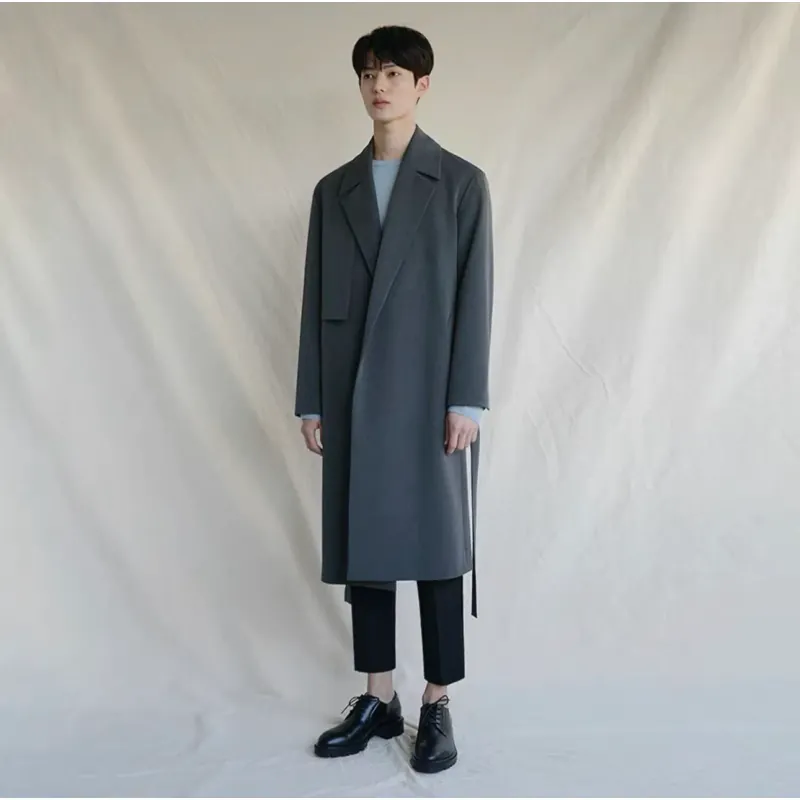 Áo khoác dáng dài ngang gối phong cách Hàn Quốc mùa thu MRCYC dành cho nam 996539