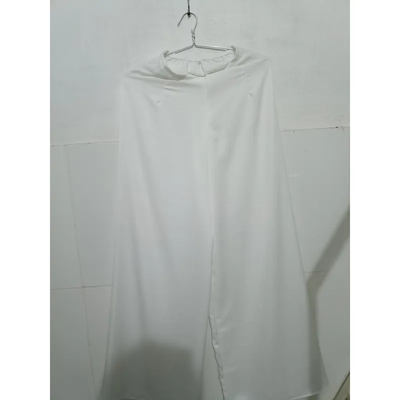 Áo dài xanh vỏ đậu đính kết chất ruby kèm quần trắng 991225