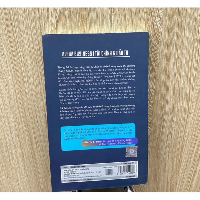 William J.O''Neil | 24 Bài học sống còn để đầu tư thành công trên thị trường chứng khoán 313059