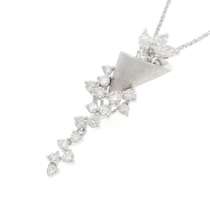 K18WG Dây chuyền kim cương 0.72CT - Hàng hiệu Chính hãng 857285